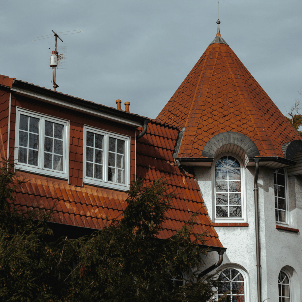 Newly installed clay tile roof in Dallas-Fort Worth