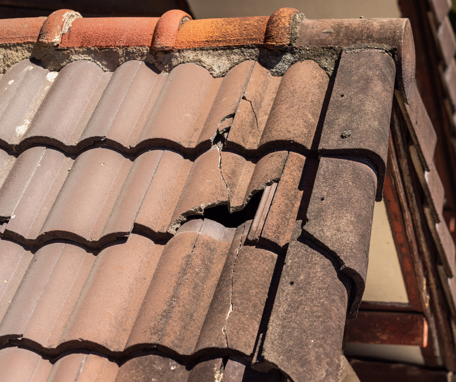 Hail damage affecting tile roof lifespan Texas